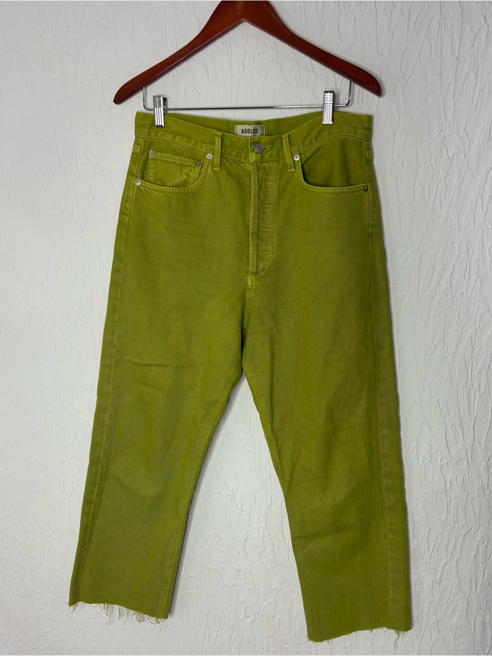 AGOLDE Green 90s Jeans Size 28